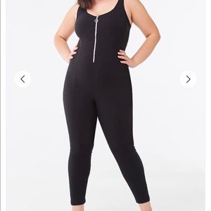 Forever 21 Plus zippered jumpsuit